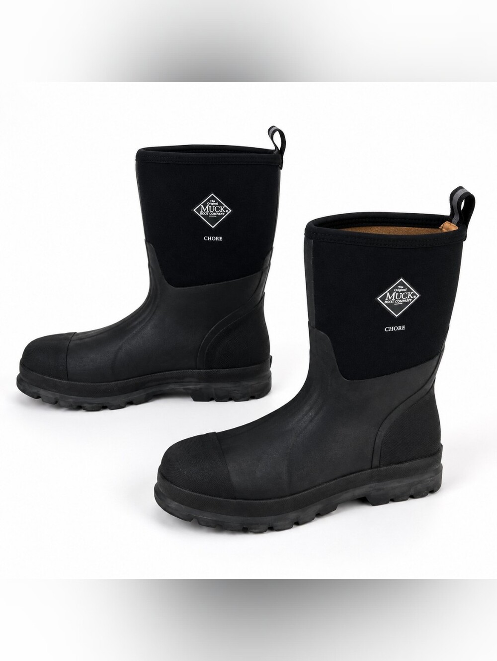 Muck Boot Co. Chore Men's Black Waterproof Rain & Snow Boots Size 11m